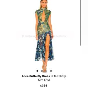 Kim shui butterfly dress brand new with tags xs